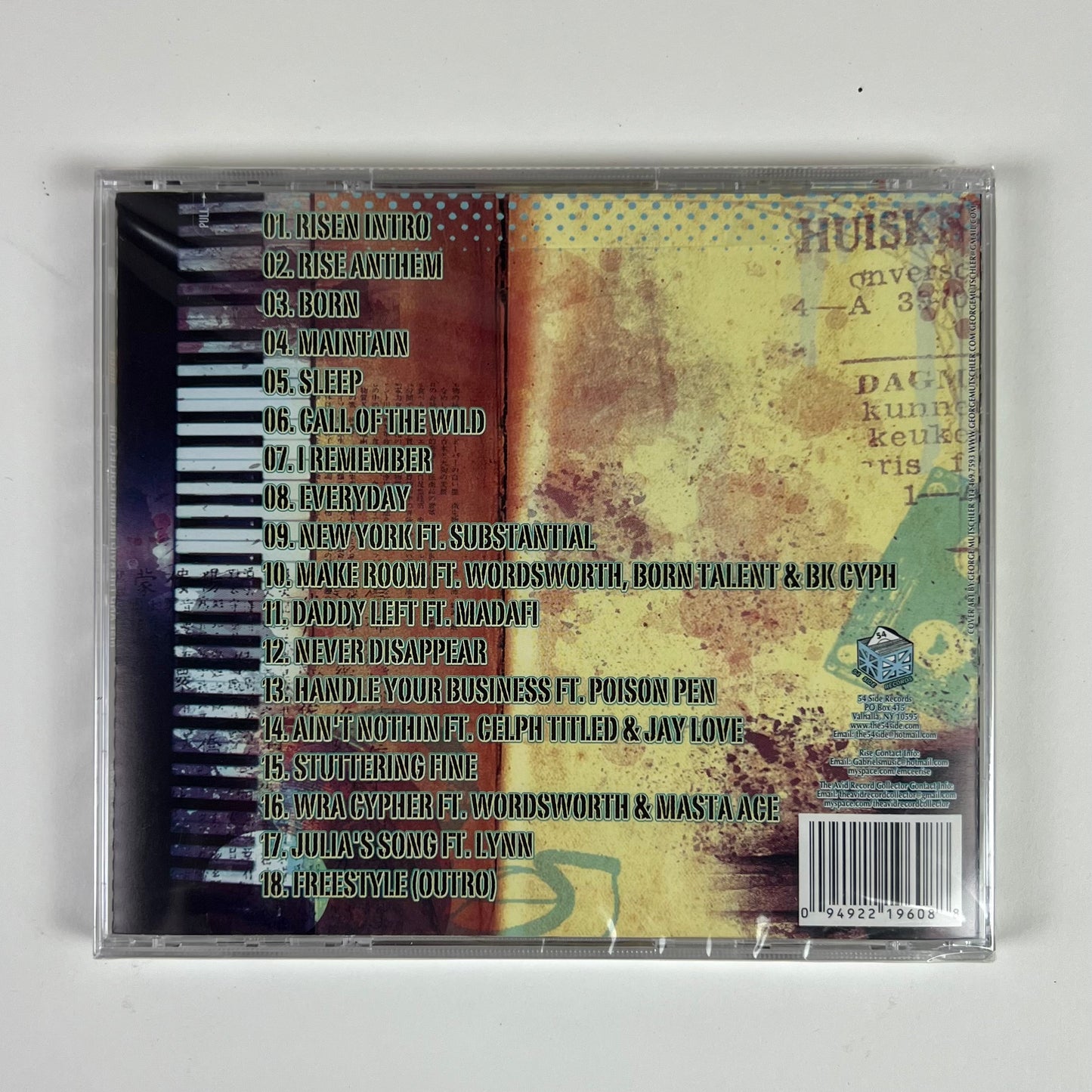 RISE & The Avid Record Collector - RISEN -CD