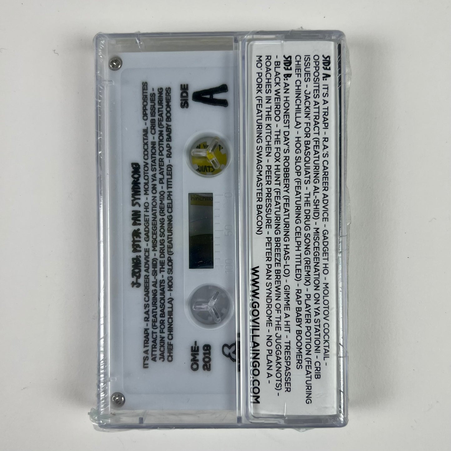 J-Zone Peter Pan Syndrome CASSETTE - SEALED - WHITE