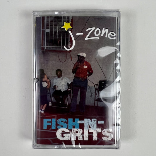 J-ZONE Fish-N-Grits SEALED CASSETTE CLEAR BLUE