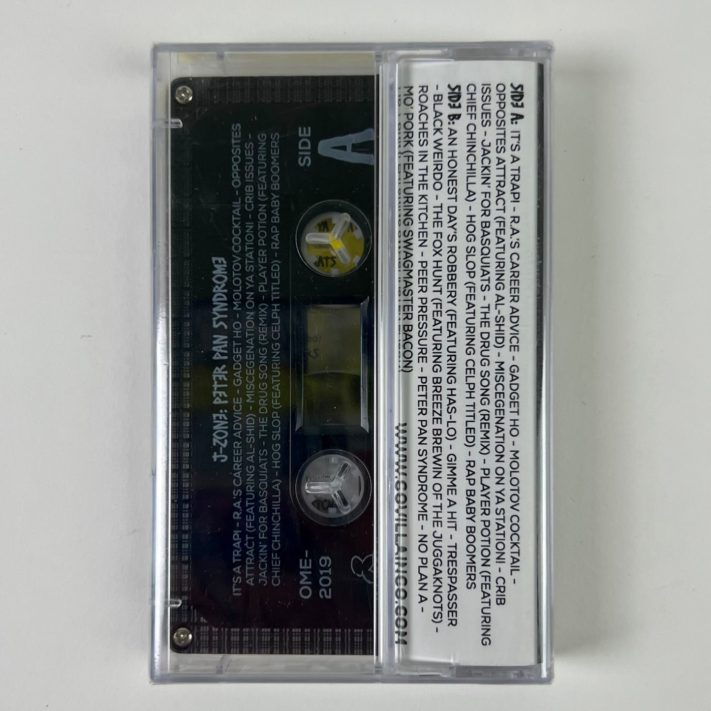 J-Zone Peter Pan Syndrome CASSETTE - SEALED - BLACK