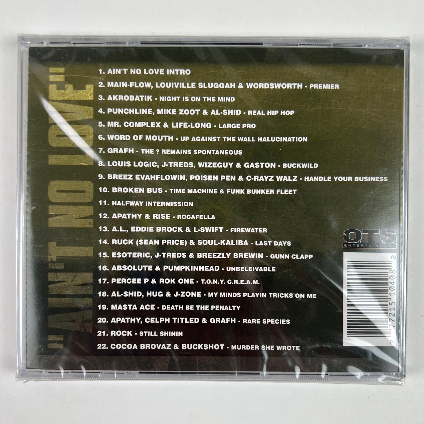DJ Unknown & DJ Mekalek - Ain't No Love "The Lost Freestyle Sessions PT2"- Original CD